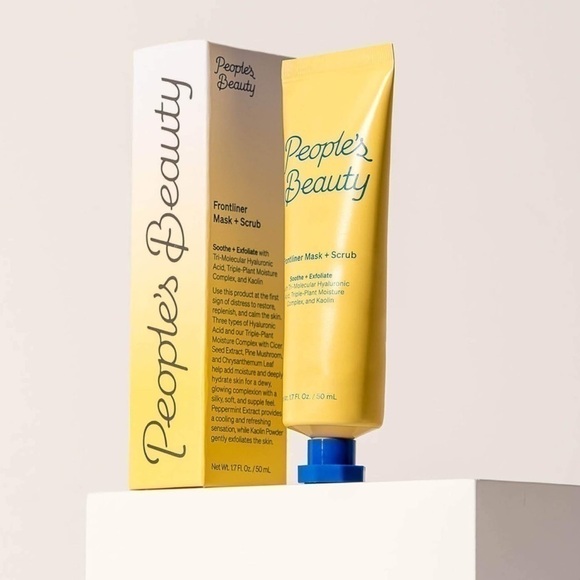 Peoples Beauty Frontliner Clay Face Mask 2 n 1 Mask & Exfoliant  1.7 Fl oz - Picture 1 of 15